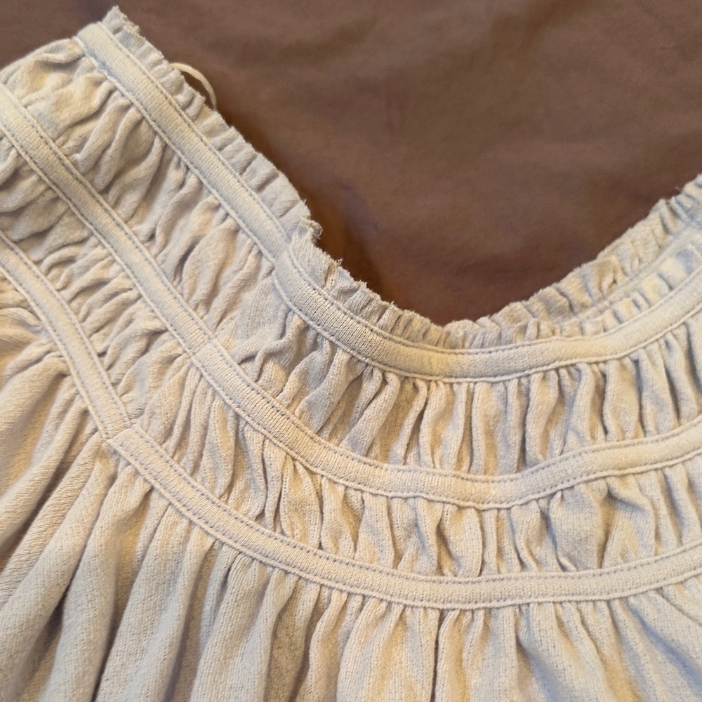 We The Free light blue Ruffled Blouse - Picture 8 of 10